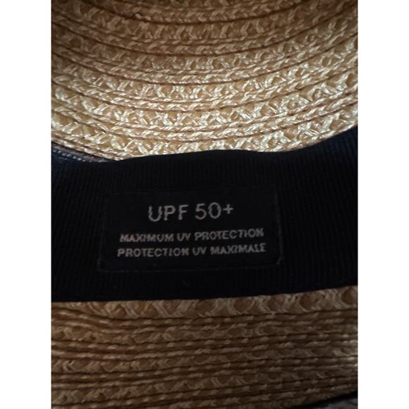 ERIC JAVITS Big Deal Squishee Woven Fedora Hat Sun UV UPF 50+ One Size - Picture 5 of 5